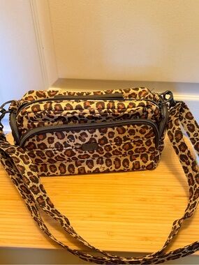 Lug Leopard Brown Crossbody Bag NWOT